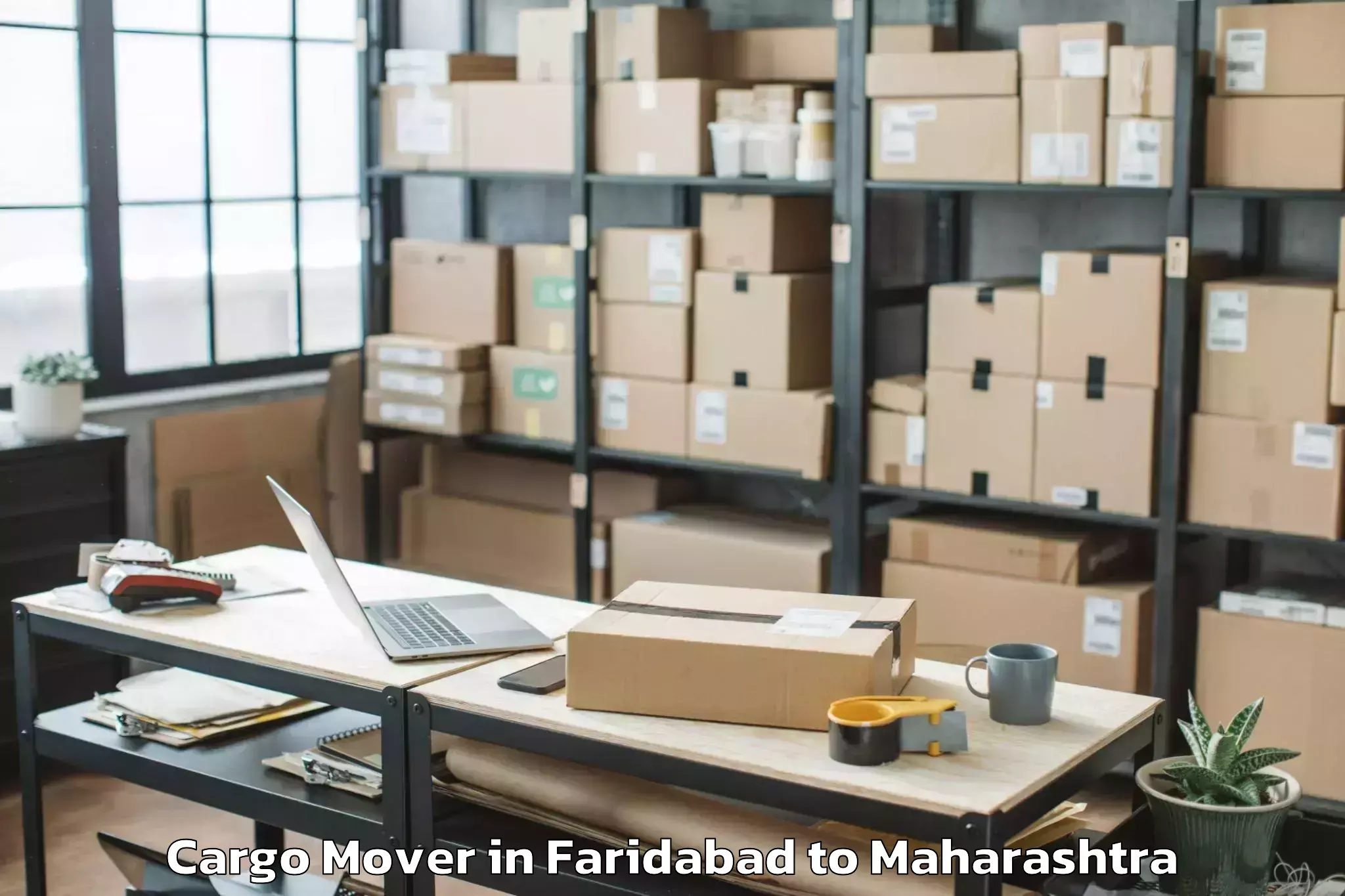 Reliable Faridabad to Nevasa Cargo Mover